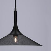 Lampe suspendue noire 36cm Kiruna M Ledea 50101204