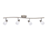 Applique bande 4X40W G9 nickel mat/chrome blanc SELIA 94-70005