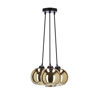 Trio pendant lamp e27 with gold shade 33-11961