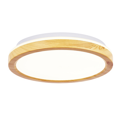 LED ceiling lamp 18W white + wooden 4000K Gandava 13-75109