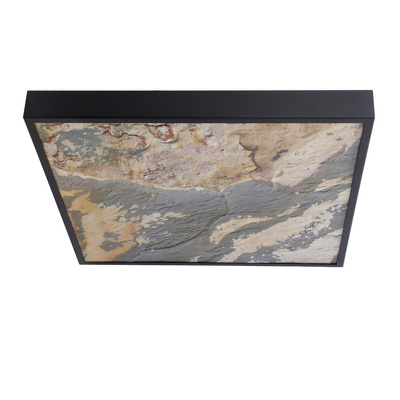 Luxan Deckenleuchte 49x49 schwarz 48w LED 4000k LED s. weiß