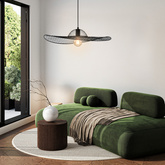 Pendant lamp DECO designer black hat shade modern lighting for living room and bedroom E27