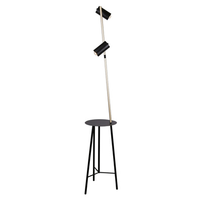 Floor lamp black and gold 164cm Perret 52-00019