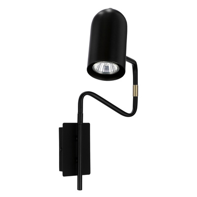 Applique orientable noire 1xGU10 Hosti 21-75451