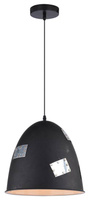 Hanging ceiling lamp 1X60W E27 black + chrome PATCH 31-43184