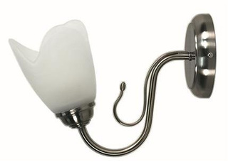 Wandleuchte Nickel satiniert Wandleuchte Niva 21-66285