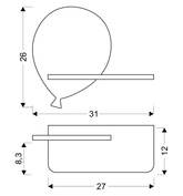 LED-Regal 4W 4000K IQ Kids Balloon 21-84767