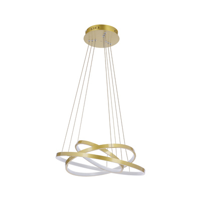 Lampa suspendata LED 60W 50cm auriu LUNE 33-76397