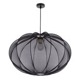 MELLOW suspension noire 1x40W E27 abat-jour 60 sphère noire 31-41982