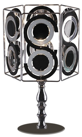 Table lamp chrome/black Nemo 41-38268