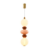 Lampa wisząca Flores kolorowa ceramiczna 15W LED 3000K do salonu i sypialni