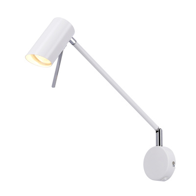 Mattweiße verstellbare drehbare Wandleuchte GU10 40W Milly Candellux 21-73907