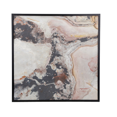 Luxan Deckenleuchte 59x59 schwarz 90W LED 4000K LED Herbst rustikal