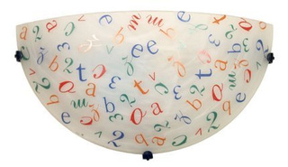 Ceiling wall lamp 11-87822 Letters plafond 60W