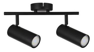 Black wall/ceiling lamp spot 2GU10 Colly 92-01665