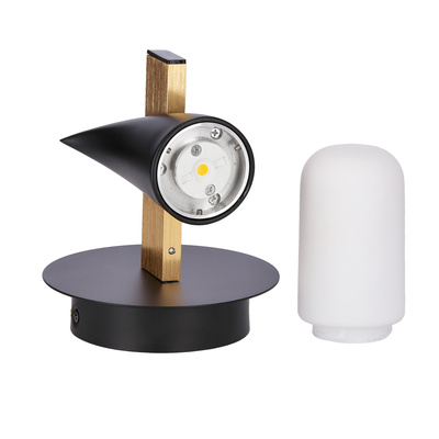 Aplică negru LED 5,4W 20cm Sakai Ledea 50433079