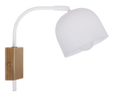 Wall lamp white wall lamp 40W E27 adjustable Rupi Candellux 21-75482