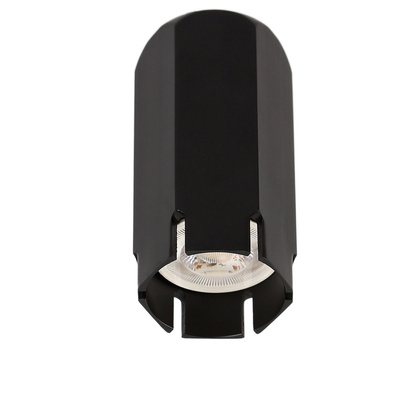 Lampa sufitowa tuba Tuba czarna natynkowa GU10 metalowa