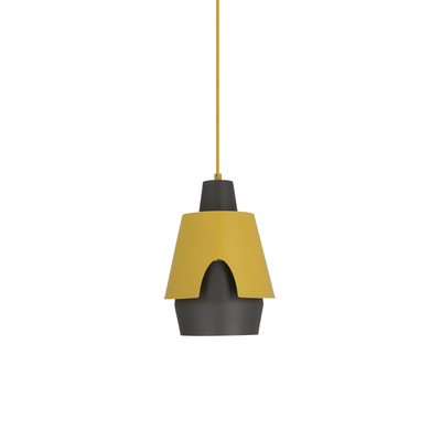 Suspension jaune/gris E27 Falun Ledea 50101149