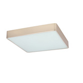 Quattro Ceiling Lamp Square Pearl 35x35 18W LED 4000K White Shade 10-3196