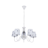 Suspension lustre blanc 5xE14 Batley Ledea 50205110