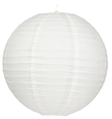 Papierlampenschirm, weiße Kokonkugel, 50 cm, Candellux 31-88195 
