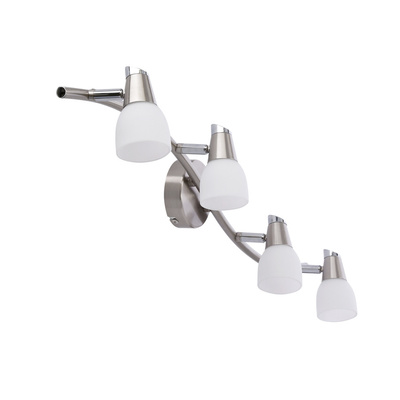 Applique bande 4X40W G9 nickel mat/chrome blanc SELIA 94-70005