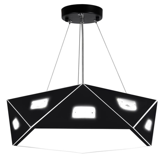 Hängelampe schwarz fünfeckig verstellbar 3x40W Nemezis Candellux 31-59130