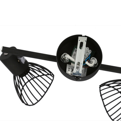 Wall lamp strip 2xE14 39cm black FLY 92-61898