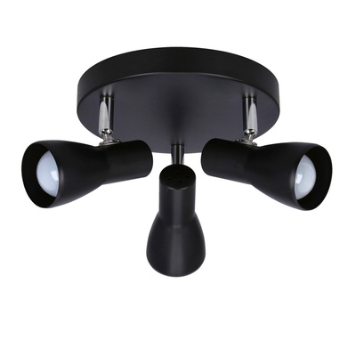 Lampa sufitowa plafon czarny mat regulowany Picardo 98-50793