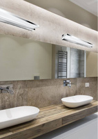 Bande de lampe de salle de bain en acier chromé LED 12W 60cm Candellux Sumo 21-53268