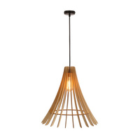Eco 1 lampa wisząca 1x40 e27 Abażur drewniany