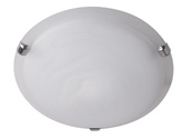 60W Wrap Candellux 13-82213 plafonnier rond en verre blanc