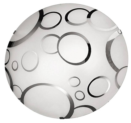 Runde Deckenleuchte aus Glas 30cm Doka 14-04499