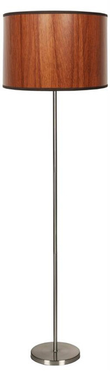 Satin floor lamp with oak texture Timber Candellux 51-93304