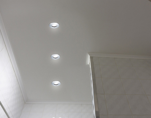 Hermetic chrome round ceiling luminaire IP65 SH-12 2258911