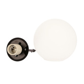 Lampa suspendata Pompei neagra 3X40W E27 abajur alb 33-09609