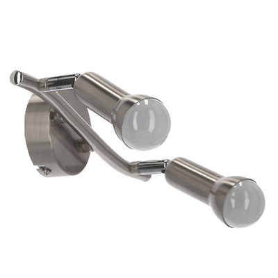 Wandlampenleiste 2xE14 satiniert ARC 92-63298