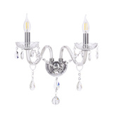 Applique murale double or avec cristaux Maria Teresa Candellux 22-94592