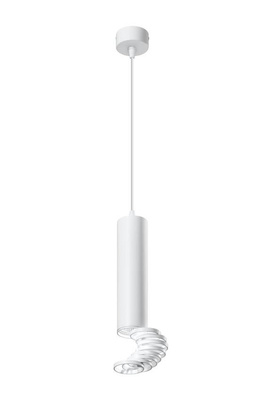Lampe suspendue blanche réglable Tube 31-77707