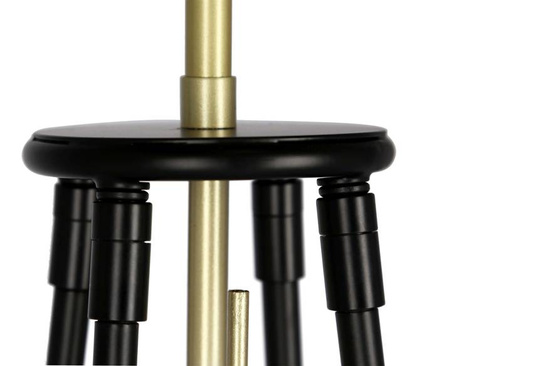 Stehleuchte schwarz und gold matt Tegola 51-00071