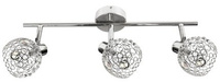 Plafoniera 3xG9 cristal crom Aron 93-12333
