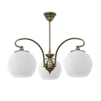 Hängende Deckenleuchte 3X60W E27 patiniertes Kupfer ORBIT 33-69351
