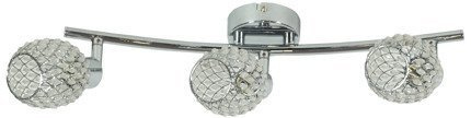 Lampa ścienna candellux clear 93-09913 listwa g9 transparentny