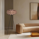 Floor lamp CAFEE with brown mocha shade 52 cm standing lamp in Scandinavian style E27