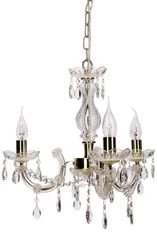 Gold crystal chandelier 3xE14 Maria Teresa 33-94639