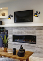 Kinkiet czarny/drewniany regulowany lampa E27 40W Reno 21-76748