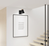 Black moving spotlight 1xGU10 spot Colly 91-01658