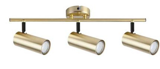 Brass lamp wall/ceiling strip 3xGU10 Colly 93-01733