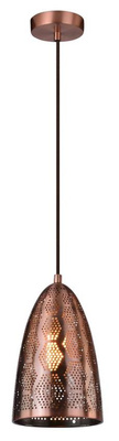 Plafonnier suspendu Candellux Sfinks 31-43313 cône E27 ajouré-cuivre